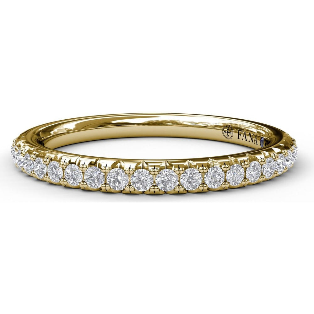 Shared-Prong Set Round Diamond Wedding Band by Fana - 0.28 Carat Total Diamond Weight