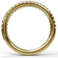Shared-Prong Set Round Diamond Wedding Band by Fana - 0.28 Carat Total Diamond Weight