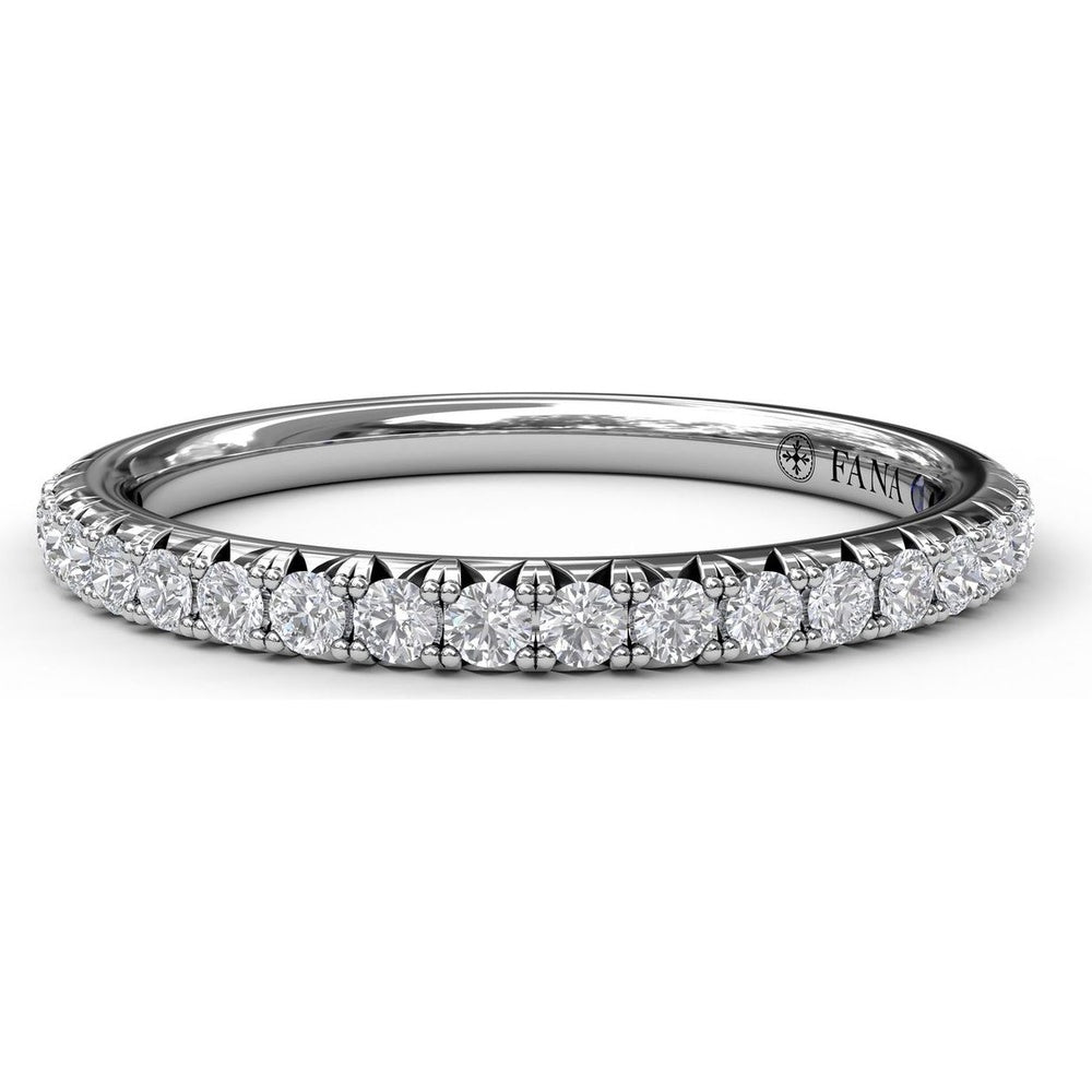 Shared-Prong Set Round Diamond Wedding Band by Fana - 0.30 Carat Total Diamond Weight