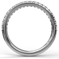 Shared-Prong Set Round Diamond Wedding Band by Fana - 0.30 Carat Total Diamond Weight