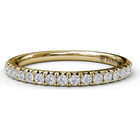 Shared-Prong Set Round Diamond Wedding Band by Fana - 0.30 Carat Total Diamond Weight