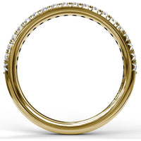 Shared-Prong Set Round Diamond Wedding Band by Fana - 0.30 Carat Total Diamond Weight