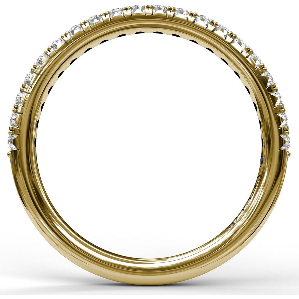 Shared-Prong Set Round Diamond Wedding Band by Fana - 0.30 Carat Total Diamond Weight