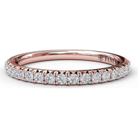 Shared-Prong Set Round Diamond Wedding Band by Fana - 0.30 Carat Total Diamond Weight