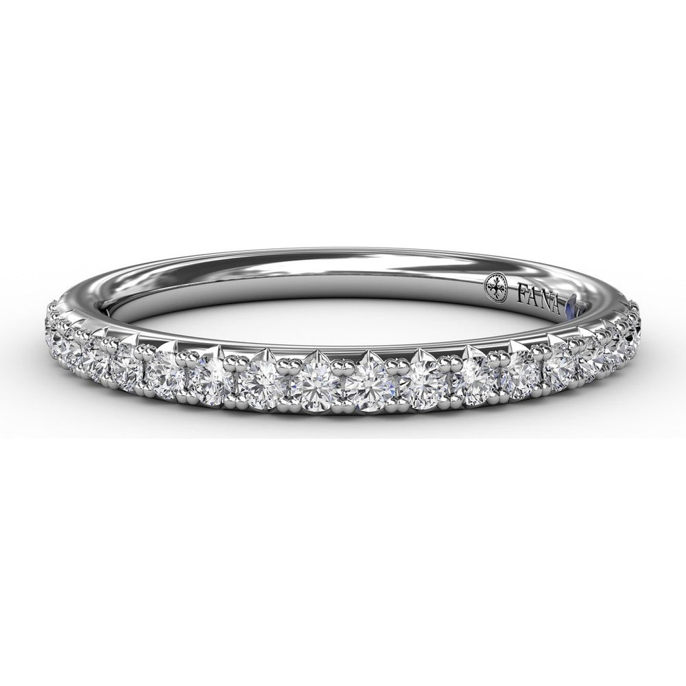 Shared-Prong Set Round Diamond Wedding Band by Fana - 0.30 Carat Total Diamond Weight