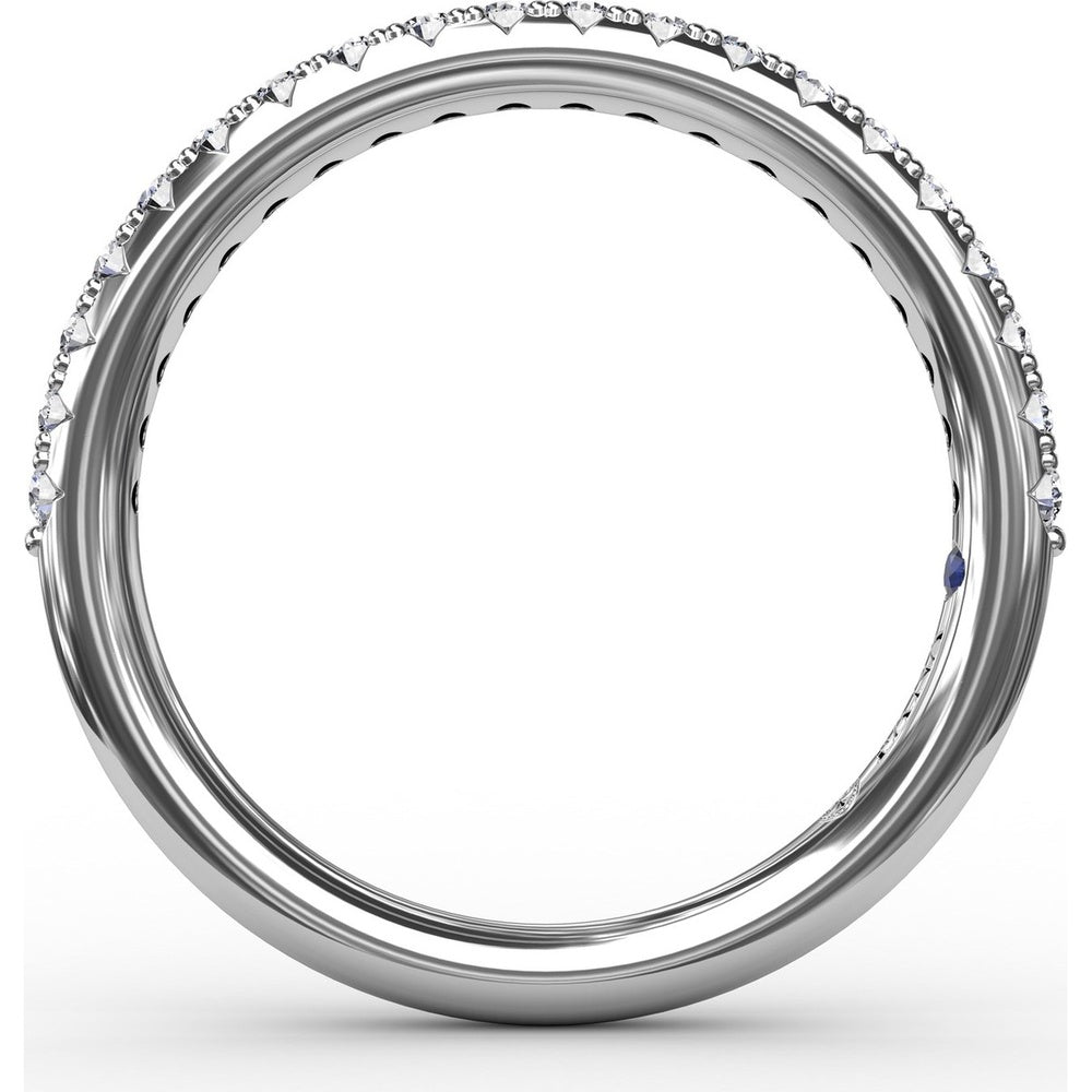 Shared-Prong Set Round Diamond Wedding Band by Fana - 0.30 Carat Total Diamond Weight