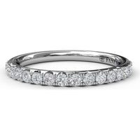 Shared-Prong Set Round Diamond Wedding Band by Fana - 0.36 Carat Total Diamond Weight