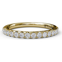 Shared-Prong Set Round Diamond Wedding Band by Fana - 0.36 Carat Total Diamond Weight