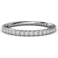 Shared-Prong Set Round Diamond Wedding Band by Fana - 0.41 Carat Total Diamond Weight