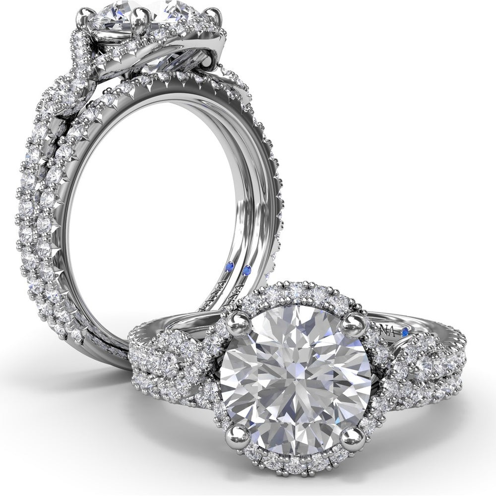 Shared-Prong Set Round Diamond Wedding Band by Fana - 0.41 Carat Total Diamond Weight