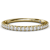 Shared-Prong Set Round Diamond Wedding Band by Fana - 0.41 Carat Total Diamond Weight