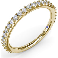 Shared-Prong Set Round Diamond Wedding Band by Fana - 0.41 Carat Total Diamond Weight