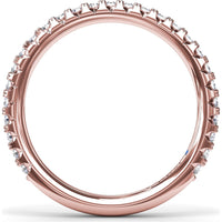Shared-Prong Set Round Diamond Wedding Band by Fana - 0.42 Carat Total Diamond Weight