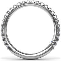 Shared-Prong Set Round Diamond Wedding Band by Fana - 0.42 Carat Total Diamond Weight