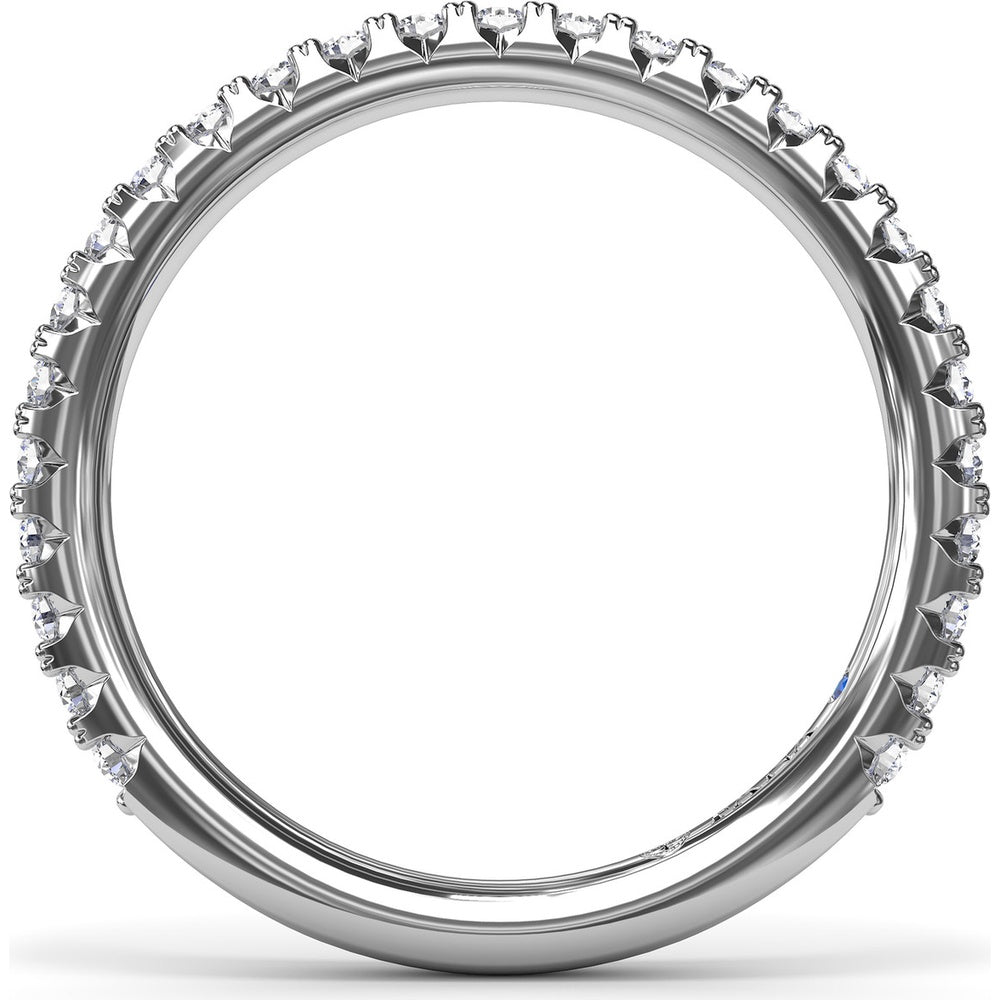 Shared-Prong Set Round Diamond Wedding Band by Fana - 0.42 Carat Total Diamond Weight