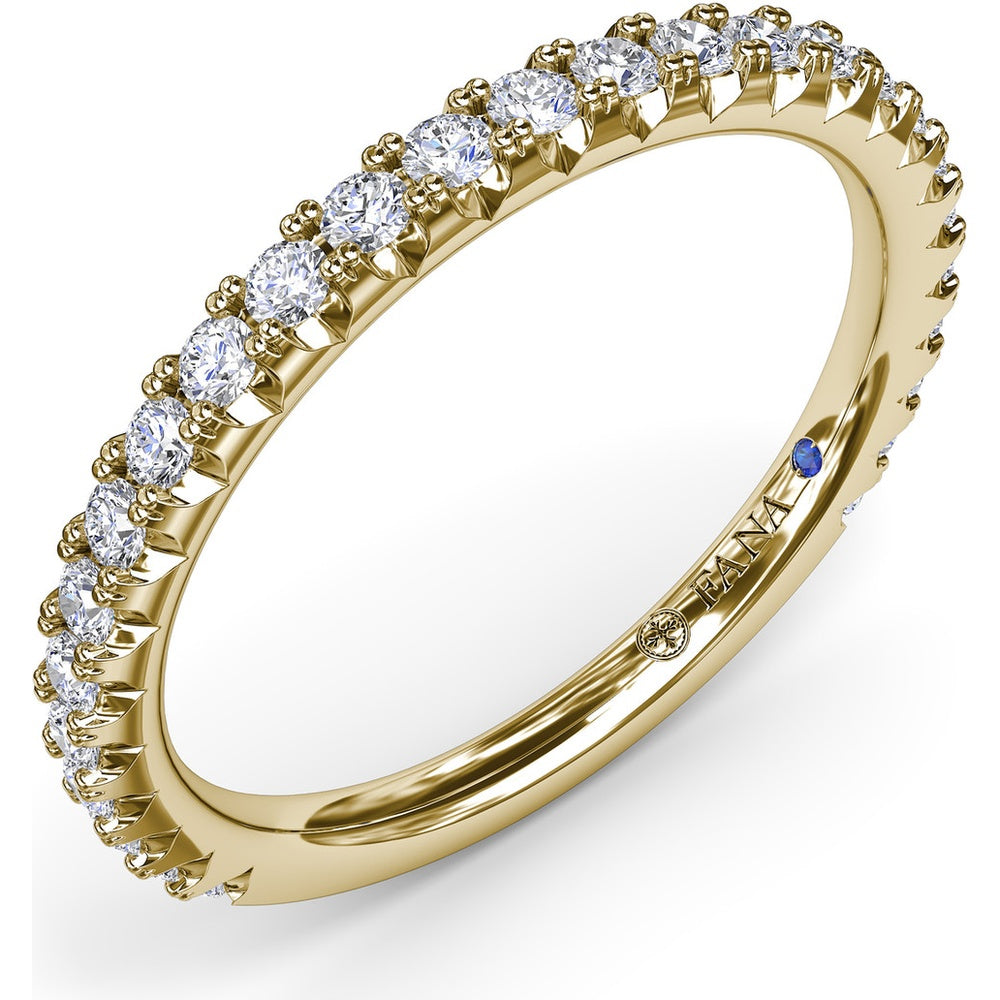 Shared-Prong Set Round Diamond Wedding Band by Fana - 0.42 Carat Total Diamond Weight
