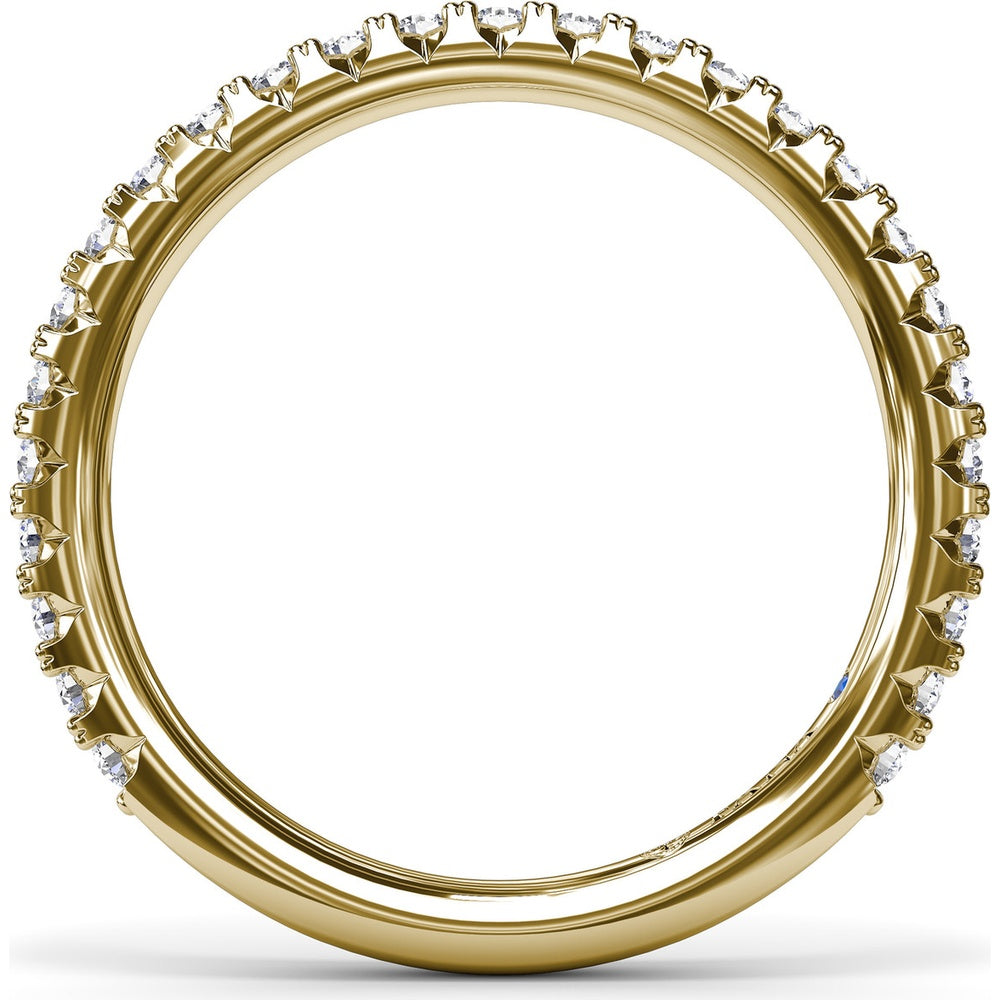 Shared-Prong Set Round Diamond Wedding Band by Fana - 0.42 Carat Total Diamond Weight