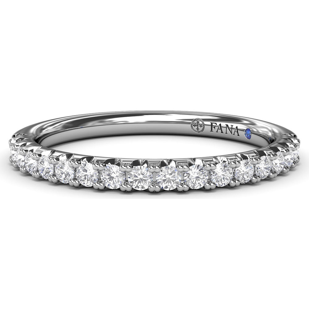 Shared-Prong Set Round Diamond Wedding Band by Fana - 0.42 Carat Total Diamond Weight