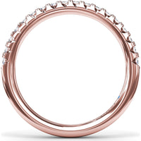 Shared-Prong Set Round Diamond Wedding Band by Fana - 0.42 Carat Total Diamond Weight