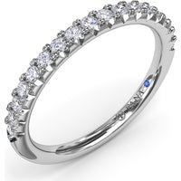 Shared-Prong Set Round Diamond Wedding Band by Fana - 0.42 Carat Total Diamond Weight