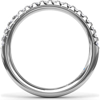 Shared-Prong Set Round Diamond Wedding Band by Fana - 0.42 Carat Total Diamond Weight