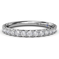 Shared-Prong Set Round Diamond Wedding Band by Fana - 0.63 Carat Total Diamond Weight