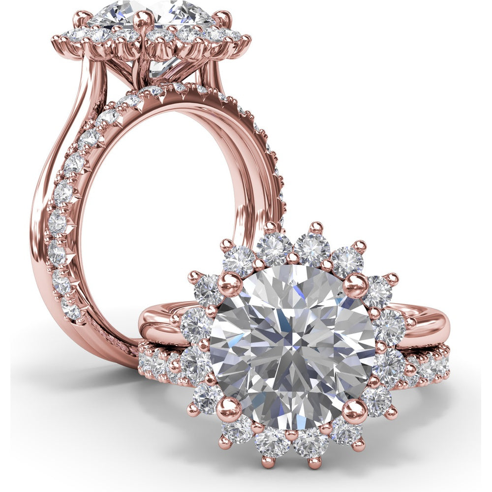 Shared-Prong Set Round Diamond Wedding Band by Fana - 0.63 Carat Total Diamond Weight