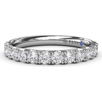 Shared-Prong Set Round Diamond Wedding Band by Fana - 0.70 Carat Total Diamond Weight