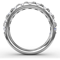 Shared-Prong Set Round Diamond Wedding Band by Fana - 1.16 Carat Total Diamond Weight