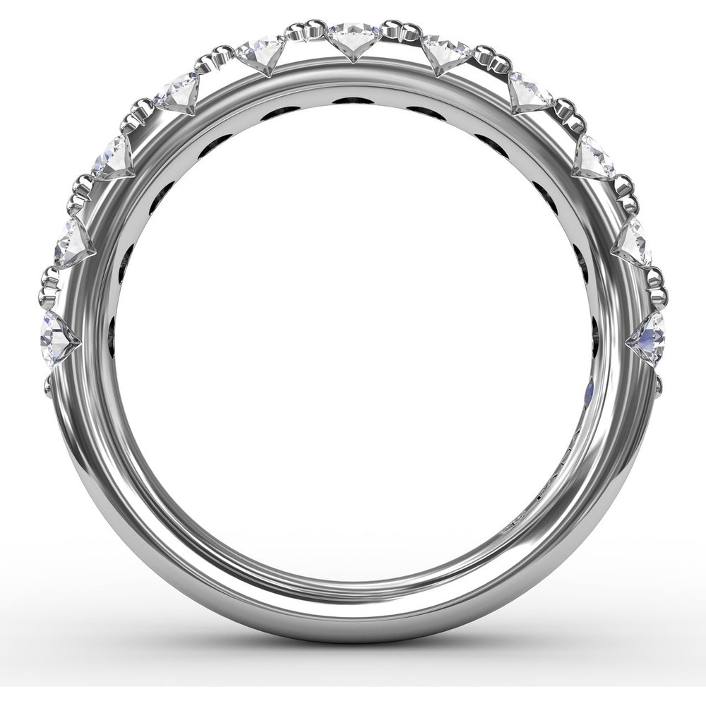 Shared-Prong Set Round Diamond Wedding Band by Fana - 1.16 Carat Total Diamond Weight