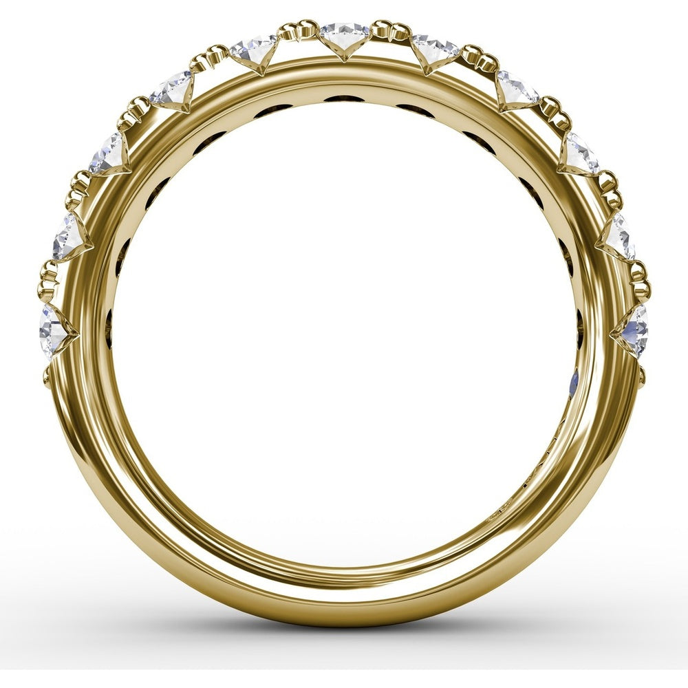 Shared-Prong Set Round Diamond Wedding Band by Fana - 1.16 Carat Total Diamond Weight
