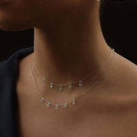 Aresa New York - Shelley No. 10 Necklaces - 18K Rose Gold with 2.70 cts. of Diamonds