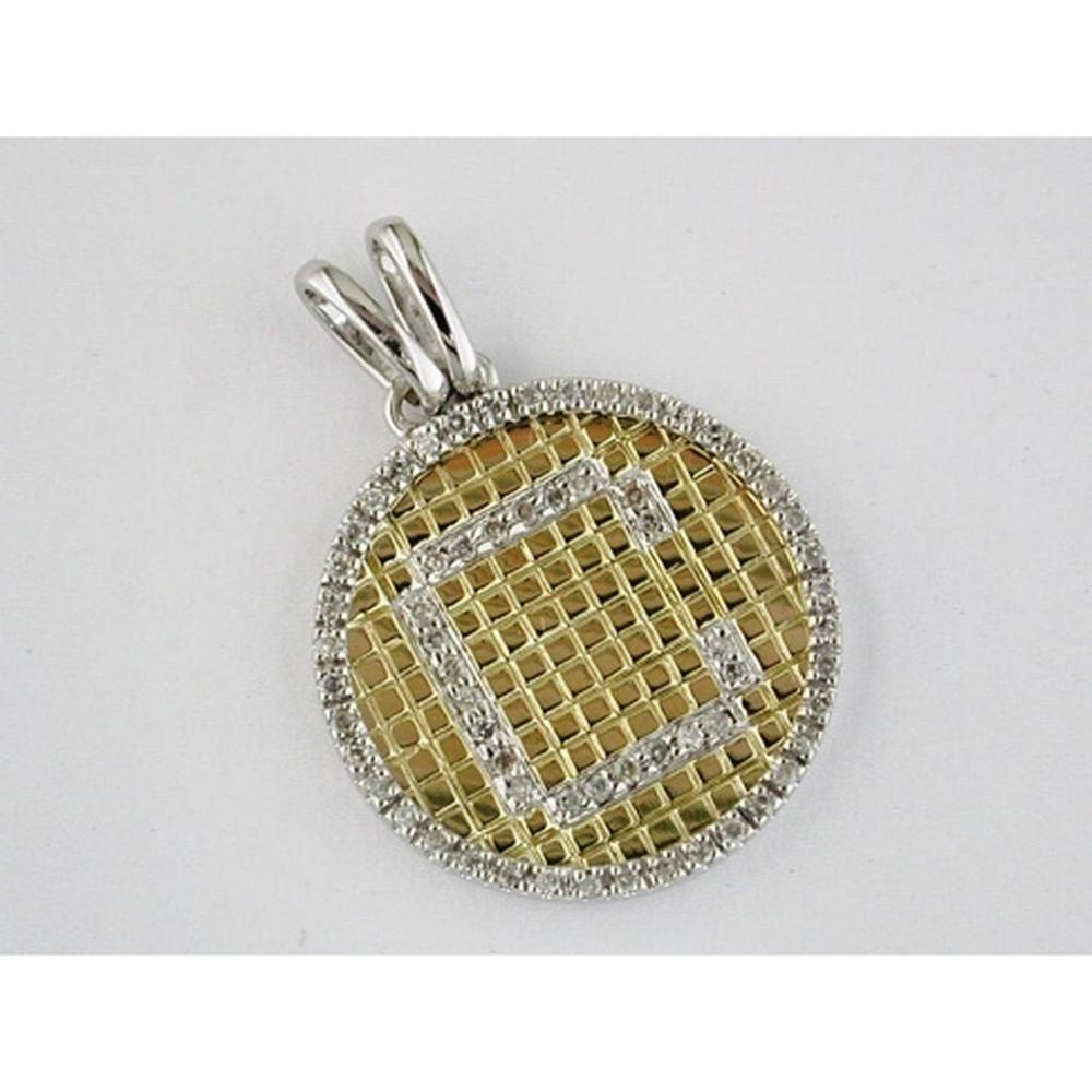 Shimmering Splendor 14K Yellow Gold Diamond Pendant