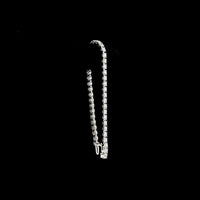 Silver Tennis Bracelet with 42 Round Brilliant Cut Lab Diamonds - 8.30 Carat Total Diamond Weight, E-F Color VS2 Clarity - Covaloro Fine Jewelry