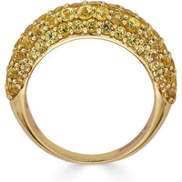 Piranesi - Small Dome Ring in Yellow Sapphire - 18K Yellow Gold