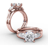 Smooth Round Profile Wedding Band to Match Engagement Ring S3226 by Fana