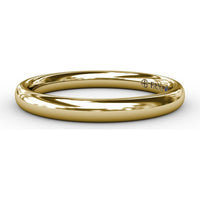 Smooth Round Profile Wedding Band to Match Engagement Ring S3226 by Fana