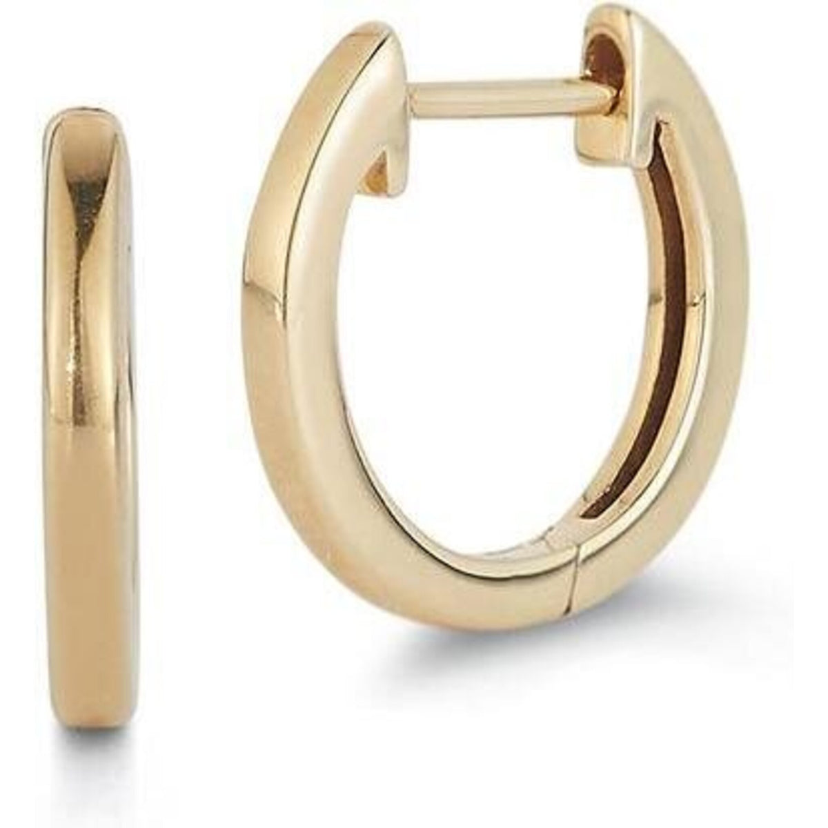 Sofer Jewelry - Yellow Gold Huggie Earrings in 14K Yellow Gold
