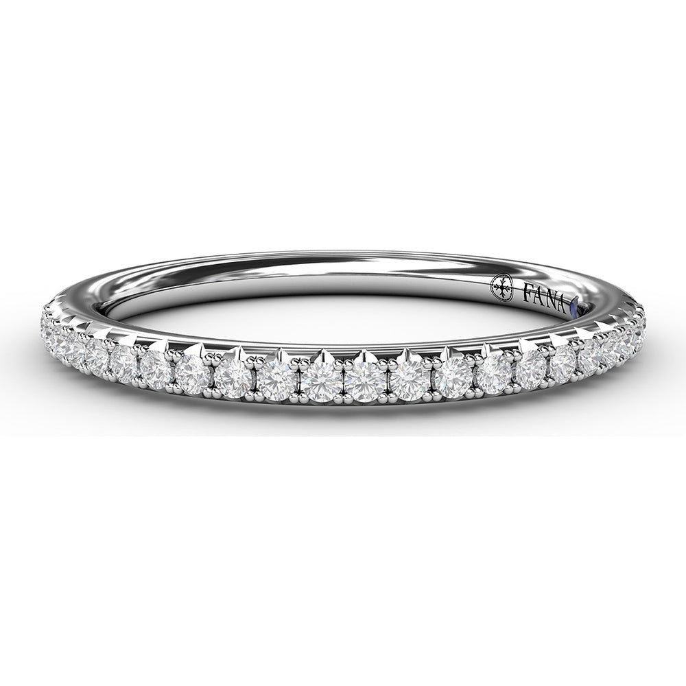 Split Prong Diamond Anniversary Band with Round Diamonds by Fana - 0.20 Carat Total Diamond Weight