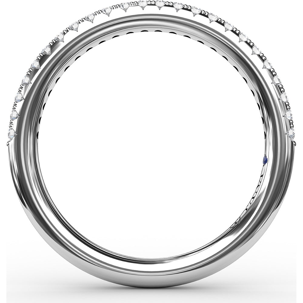 Split Prong Diamond Anniversary Band with Round Diamonds by Fana - 0.20 Carat Total Diamond Weight