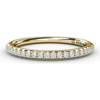 Split Prong Diamond Anniversary Band with Round Diamonds by Fana - 0.20 Carat Total Diamond Weight