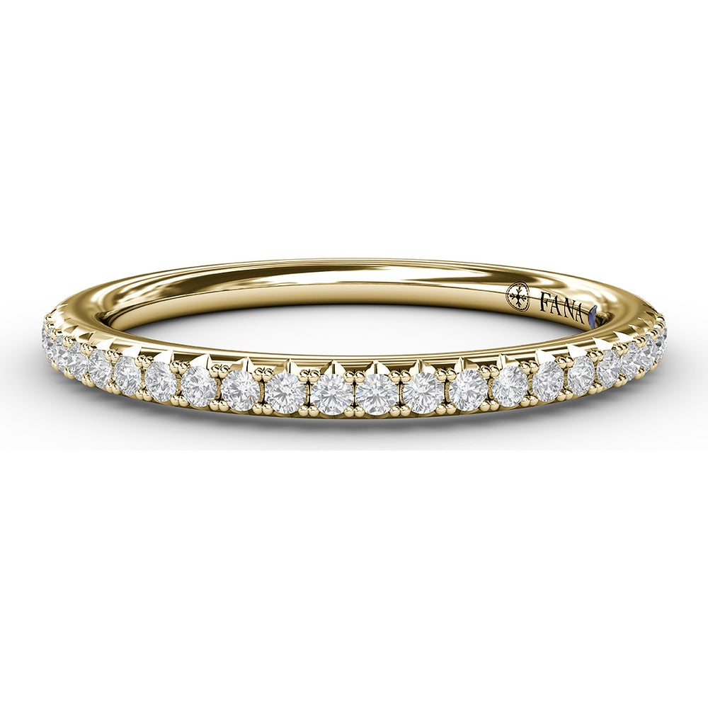 Split Prong Diamond Anniversary Band with Round Diamonds by Fana - 0.20 Carat Total Diamond Weight