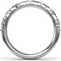 Stackable Band with 8 Baguette Cut Diamonds by Fana - 0.78 Carat Total Diamond Weight