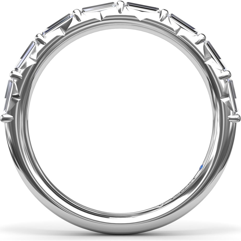Stackable Band with 8 Baguette Cut Diamonds by Fana - 0.78 Carat Total Diamond Weight