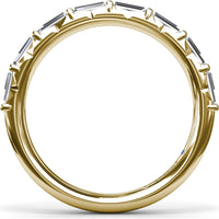 Stackable Band with 8 Baguette Cut Diamonds by Fana - 0.78 Carat Total Diamond Weight