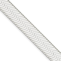 Sterling Silver 10.5mm Magic Herringbone Chain - 18" Polished Necklace with Lobster Clasp by Lumare Gioia