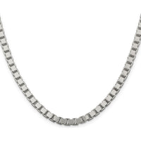 Sterling Silver 16" Polished Box Chain - 4.5mm Width by Lumare Gioia