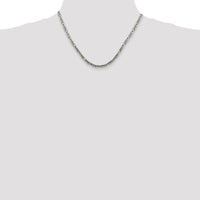 Sterling Silver 18" 3.25mm Byzantine Chain Necklace with Lobster Clasp by Lumare Gioia