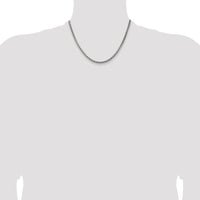 Sterling Silver 18" Antiqued Box Chain - 3.6mm Width by Lumare Gioia