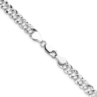 Sterling Silver 18" Hammered Curb Chain Necklace - Polished Finish by Lumare Gioia